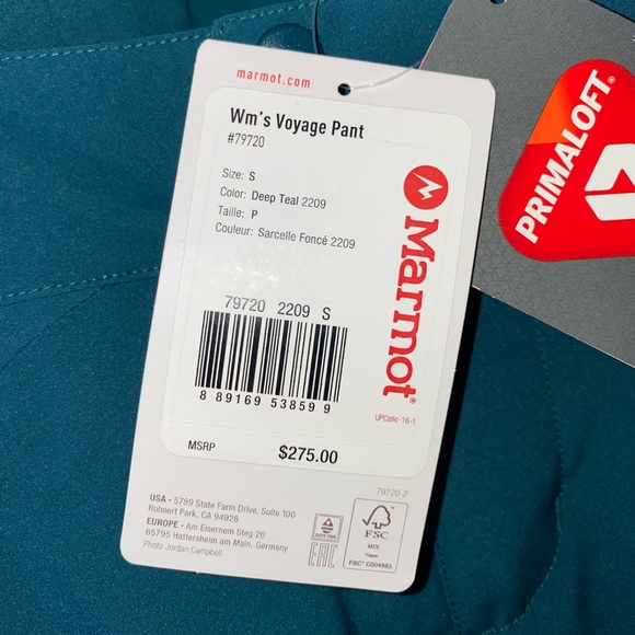 New!! Women marmot voyage pants size small - Picture 3 of 10